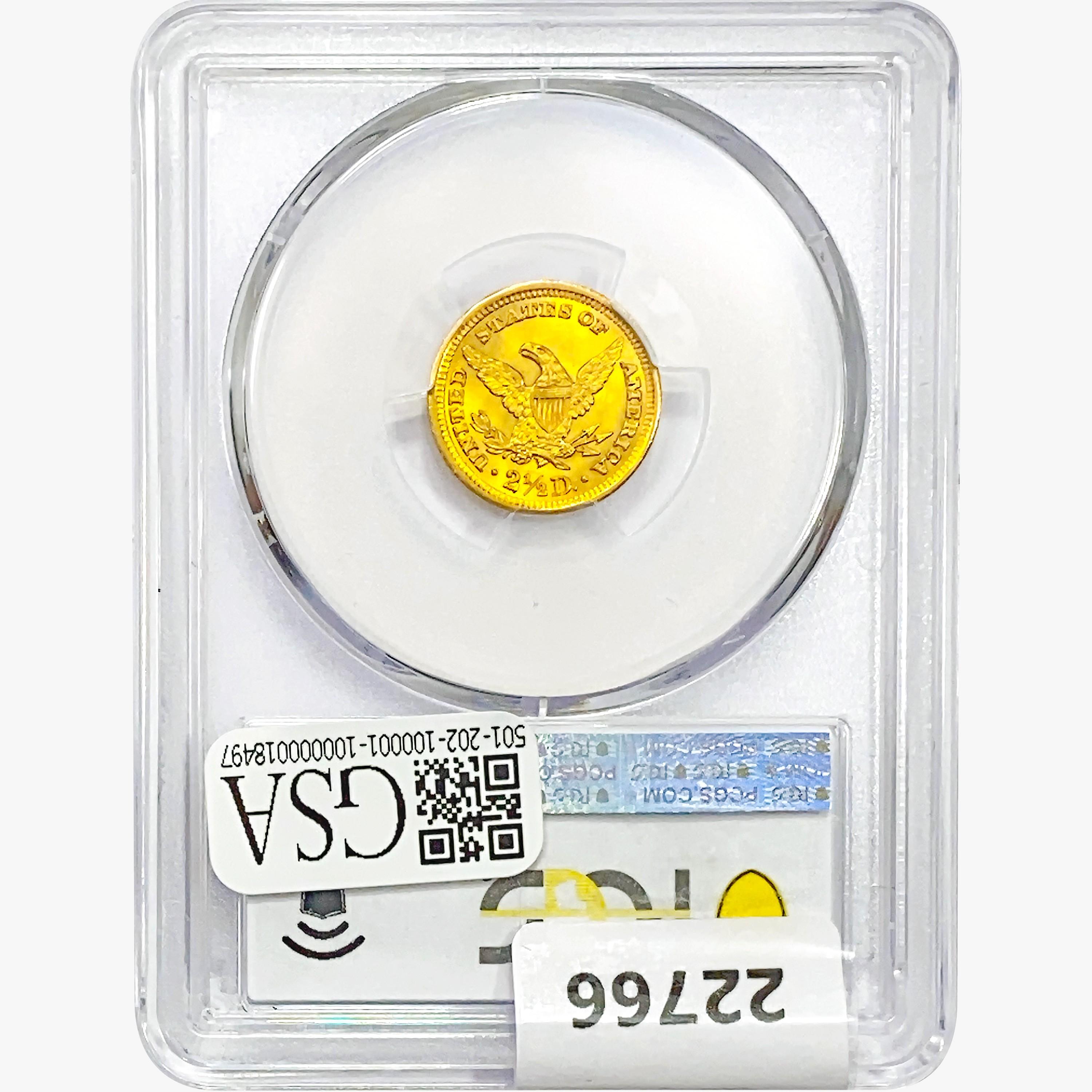 1904 $2.50 Gold Quarter Eagle PCGS MS65