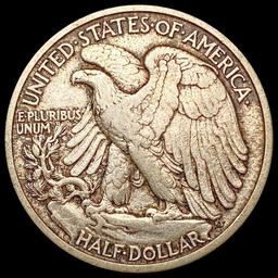 1916-D Walking Liberty Half Dollar LIGHTLY CIRCULA