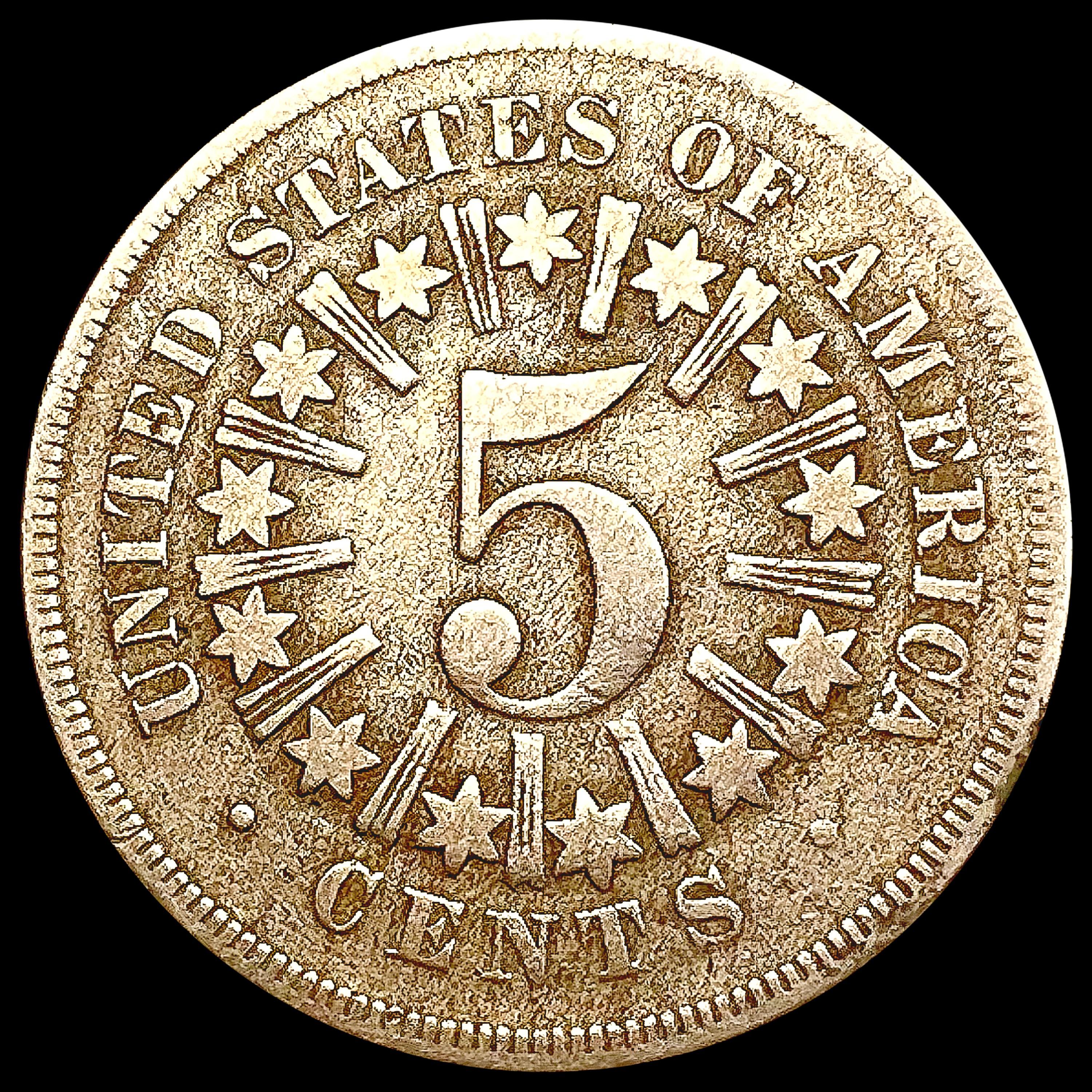 1866 Shield Nickel LIGHTLY CIRCULATED