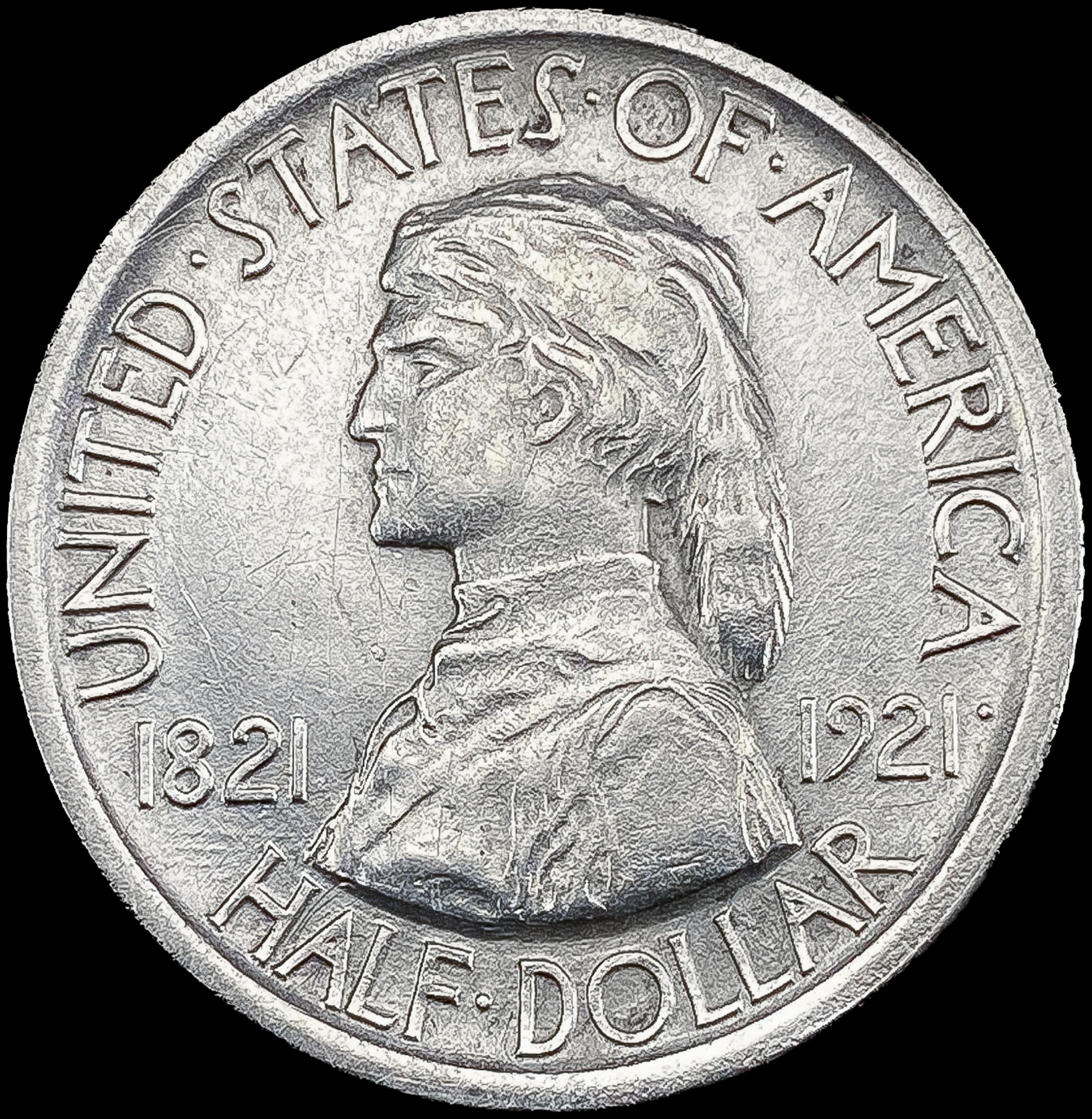 1921 Missouri Half Dollar CLOSELY UNCIRCULATED