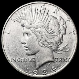 1934-D Silver Peace Dollar CLOSELY UNCIRCULATED