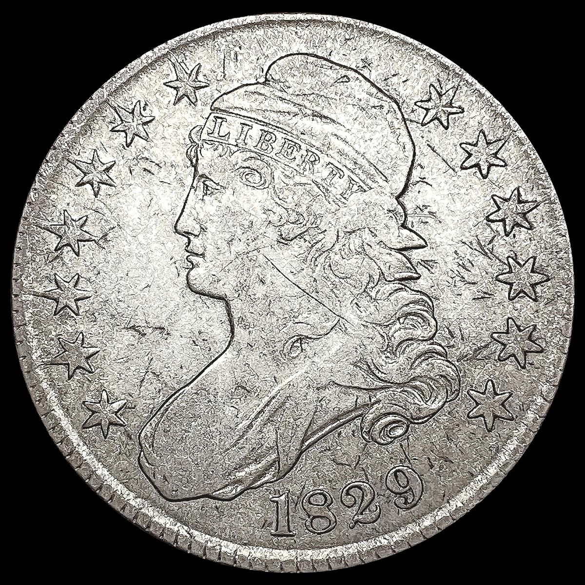 1829 Capped Bust Half Dollar NICELY CIRCULATED