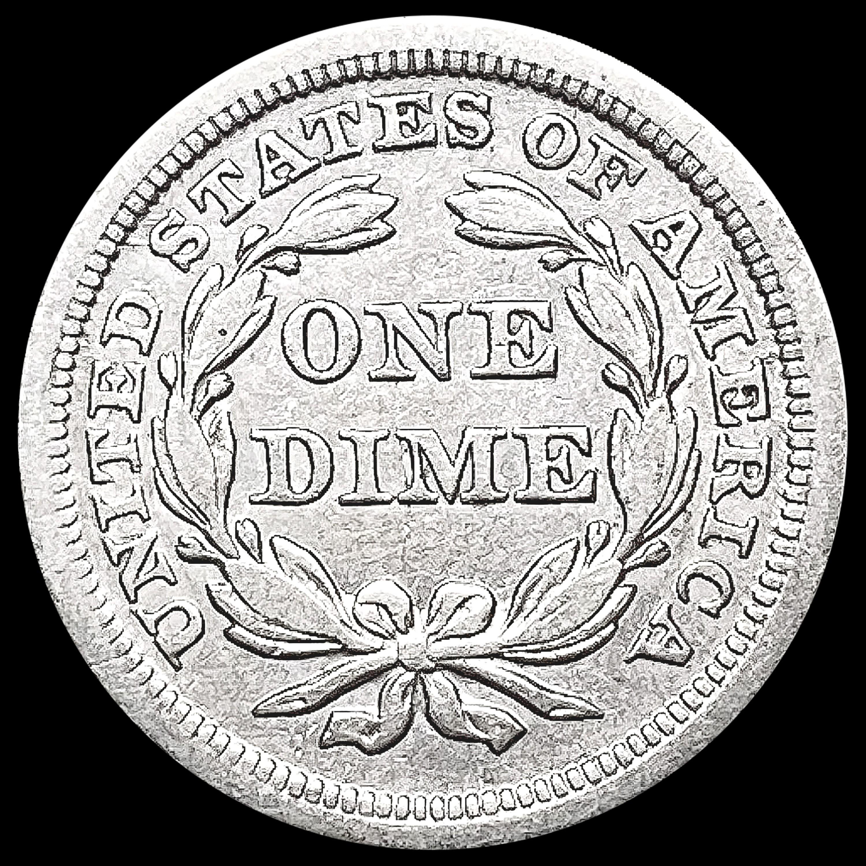 1845 Seated Liberty Dime CLOSELY UNCIRCULATED