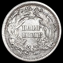 1872 Seated Liberty Half Dime CLOSELY UNCIRCULATED