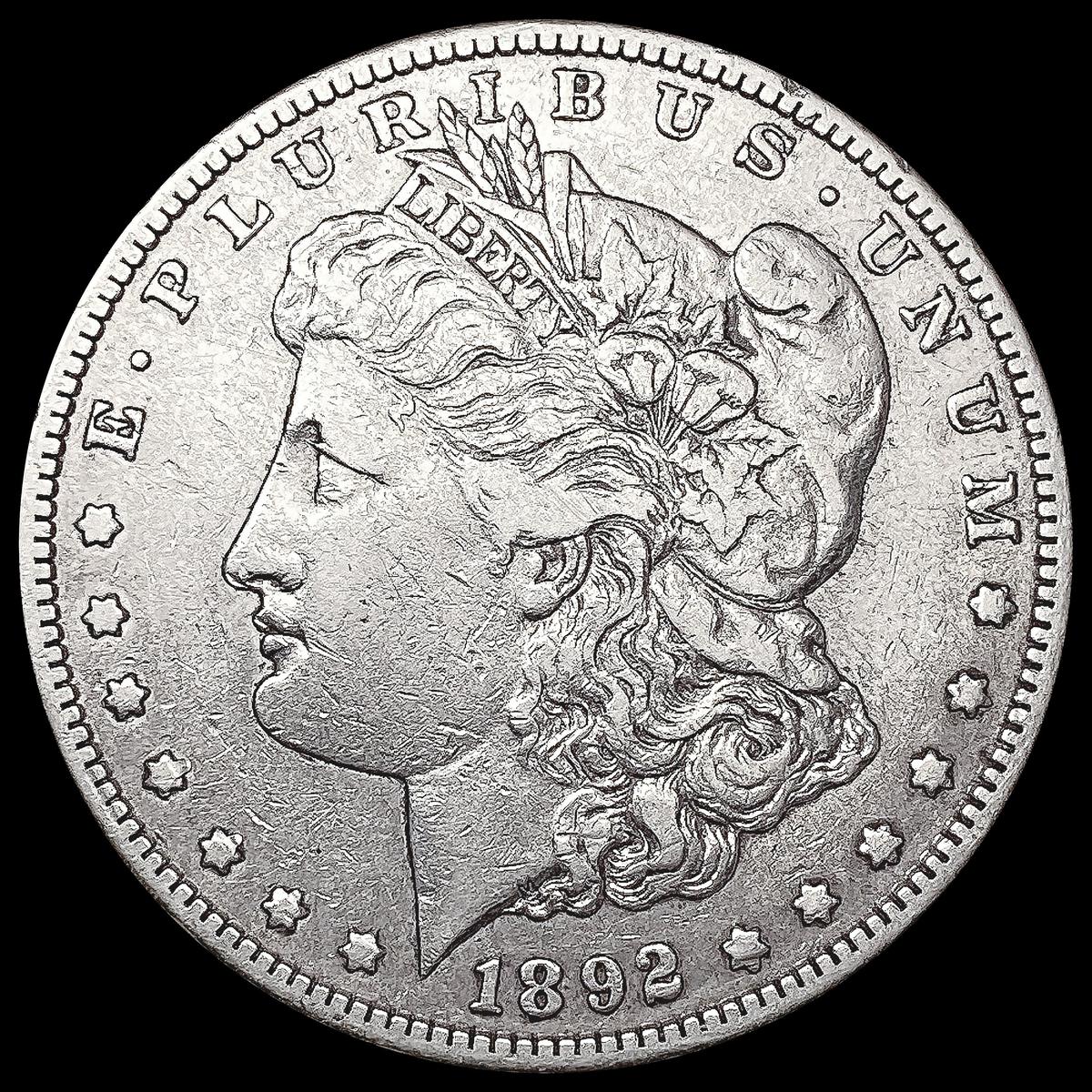 1892-S Morgan Silver Dollar LIGHTLY CIRCULATED