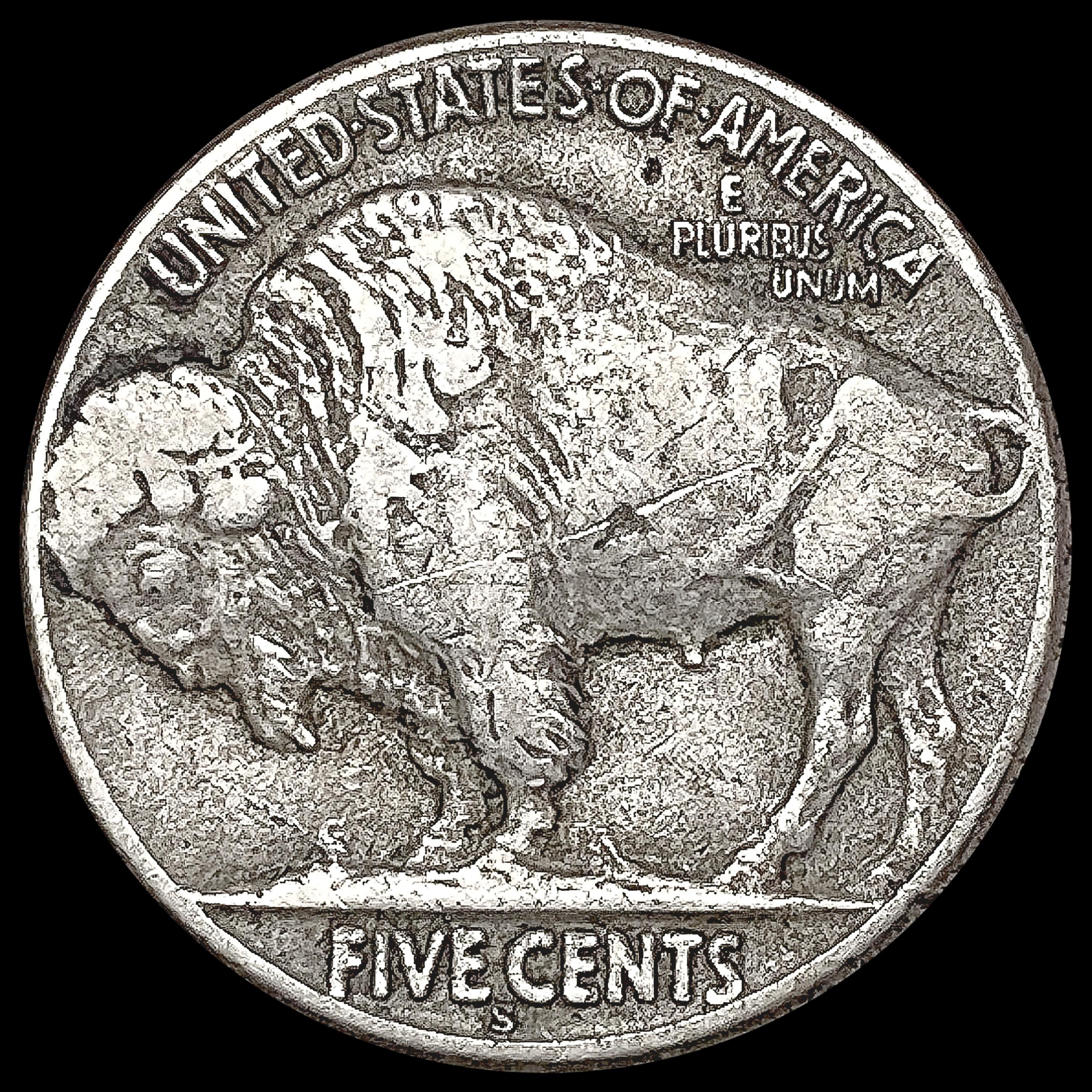 1923-S Buffalo Nickel LIGHTLY CIRCULATED