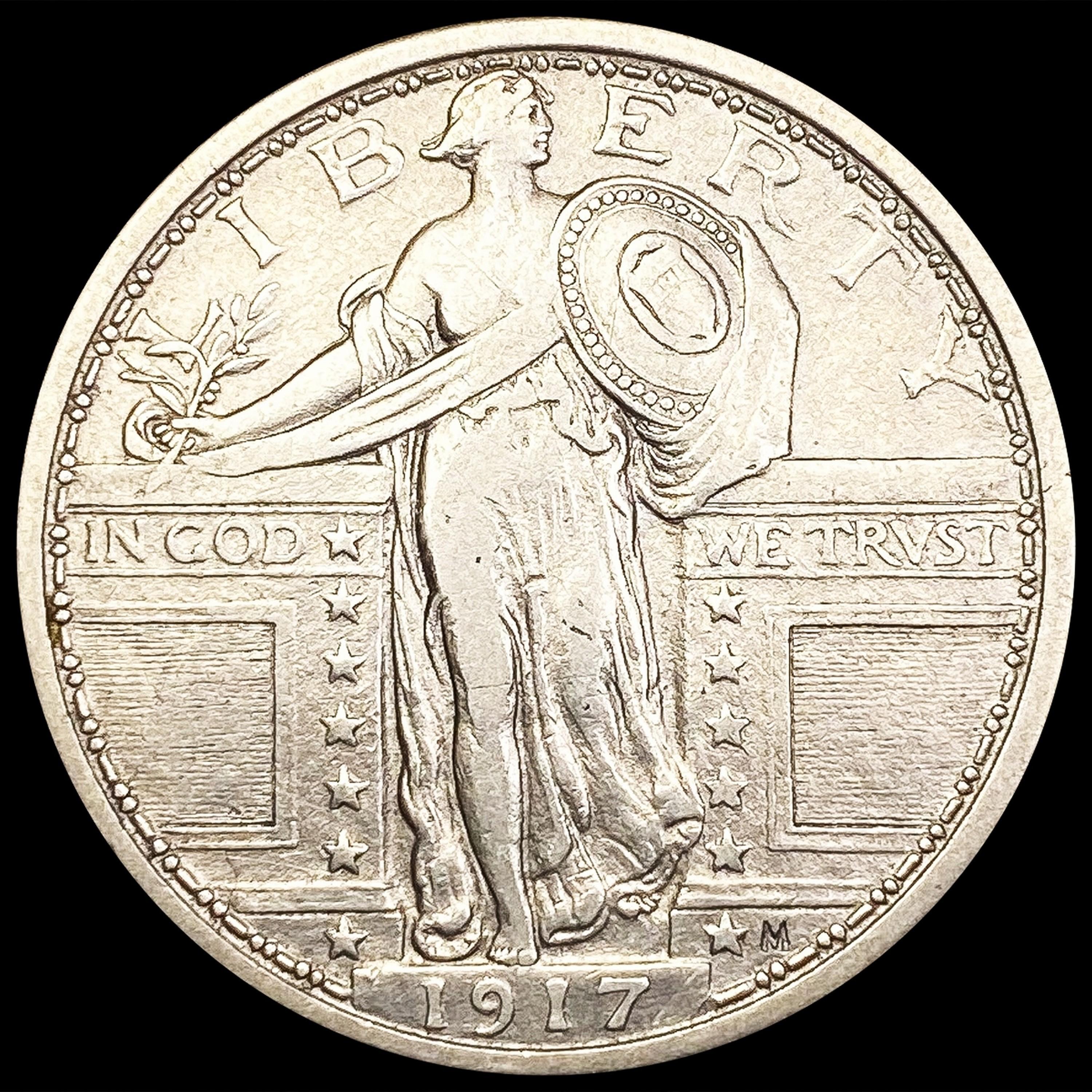 1917 Standing Liberty Quarter LIGHTLY CIRCULATED