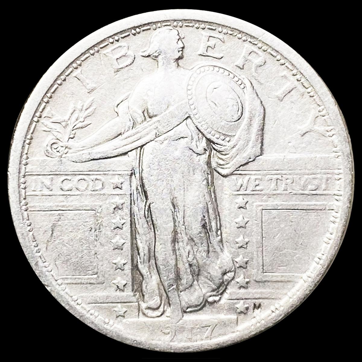 1917 Standing Liberty Quarter NEARLY UNCIRCULATED