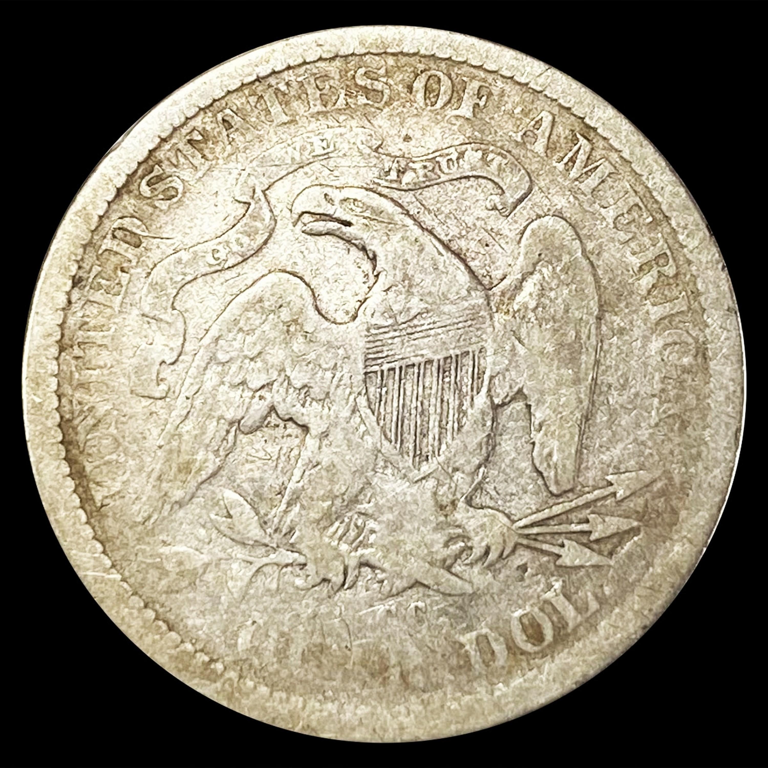 1877-CC Seated Liberty Quarter NICELY CIRCULATED