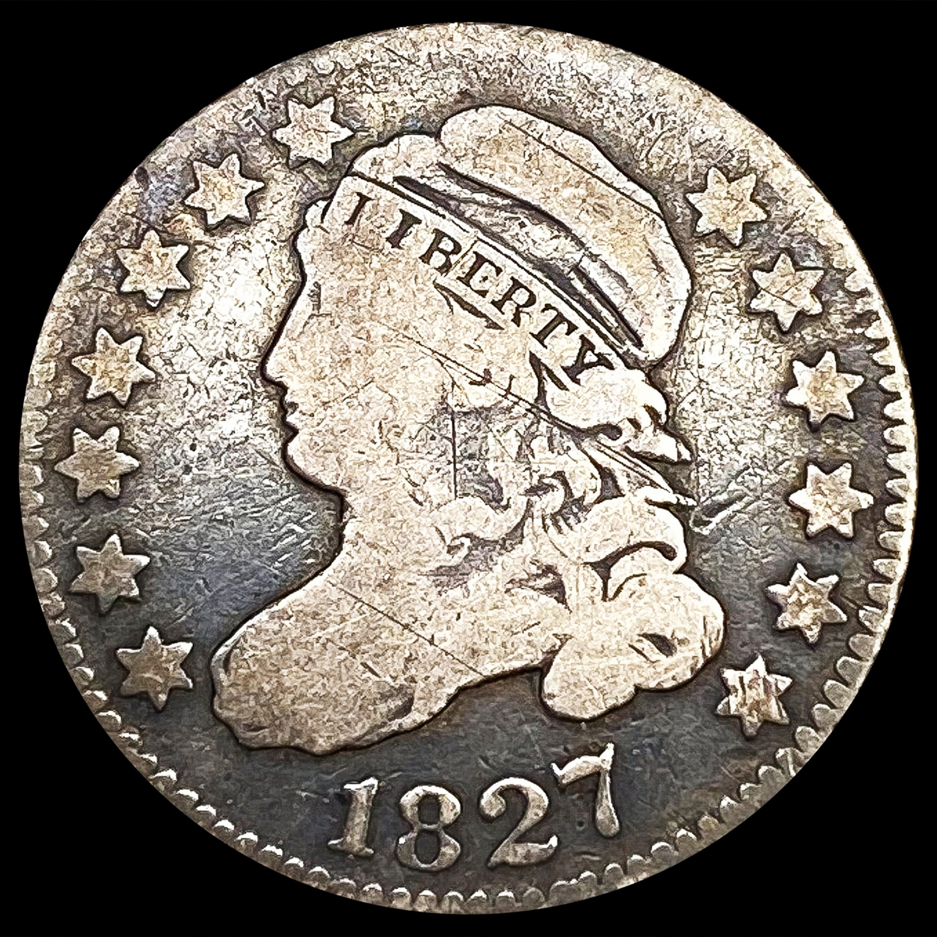 1827 Capped Bust Dime NICELY CIRCULATED