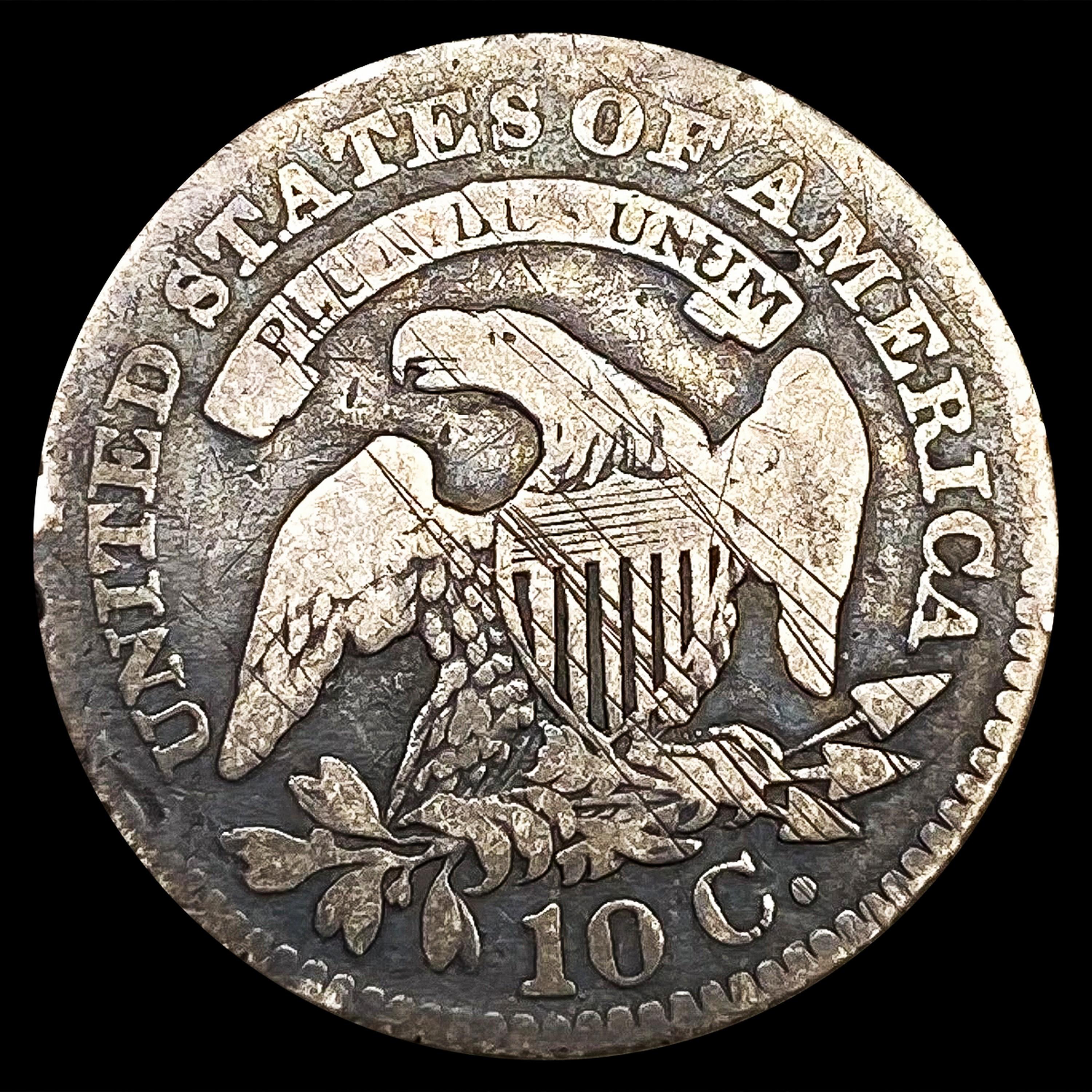 1827 Capped Bust Dime NICELY CIRCULATED