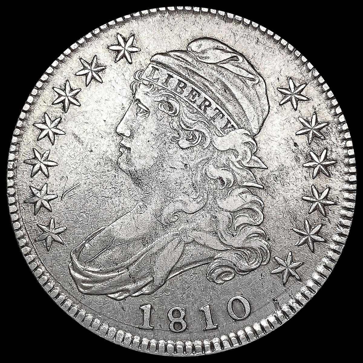 1810 Capped Bust Half Dollar NEARLY UNCIRCULATED