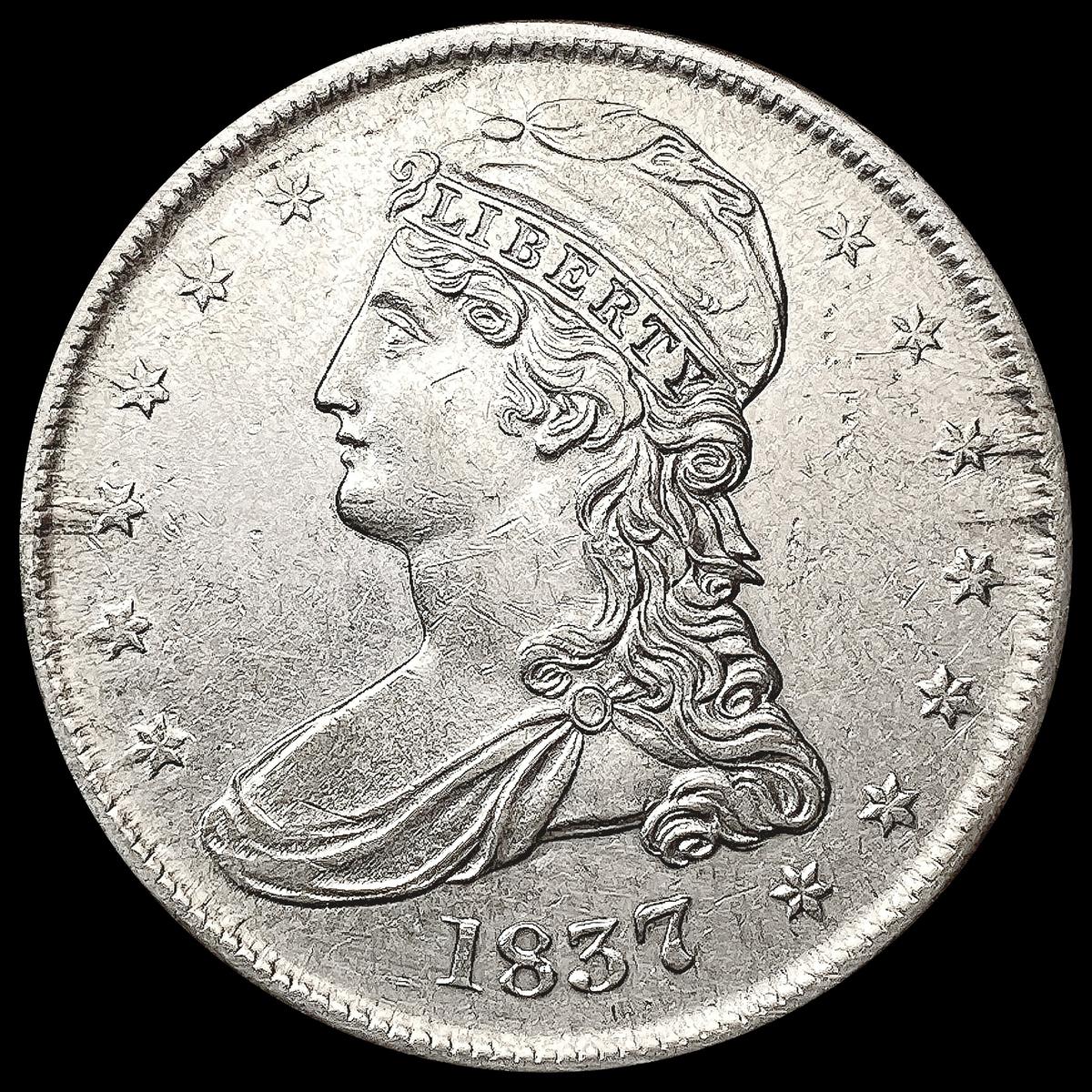 1837 Capped Bust Half Dollar CLOSELY UNCIRCULATED