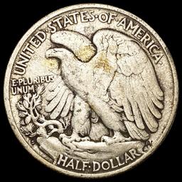 1920-S Walking Liberty Half Dollar ABOUT UNCIRCULA