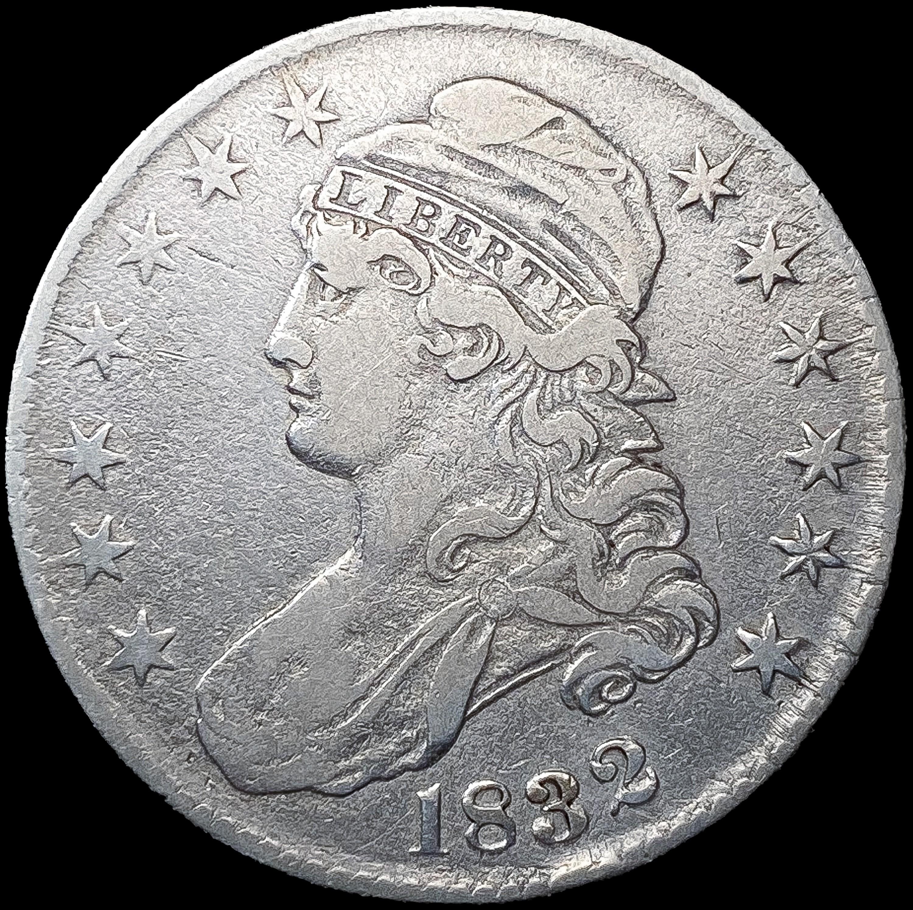 1832 Capped Bust Half Dollar NICELY CIRCULATED