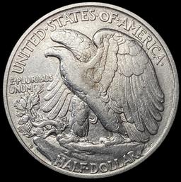 1917-S Walking Liberty Half Dollar CLOSELY UNCIRCU