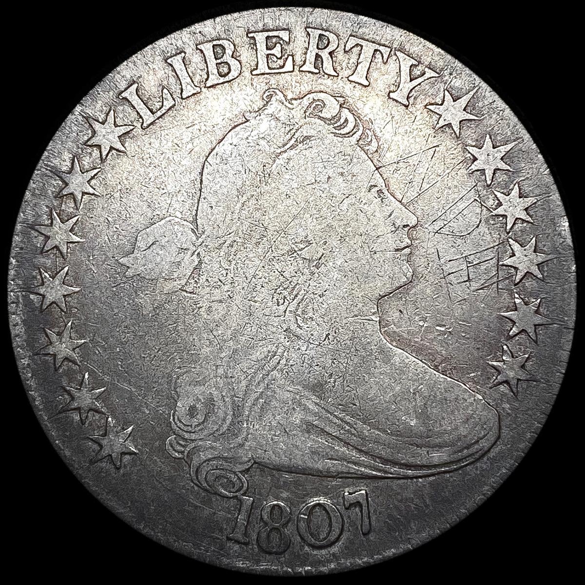 1807 Draped Bust Half Dollar NICELY CIRCULATED