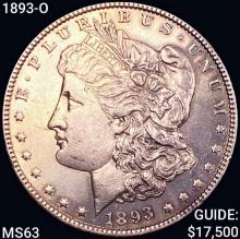 1893-O Morgan Silver Dollar CHOICE BU