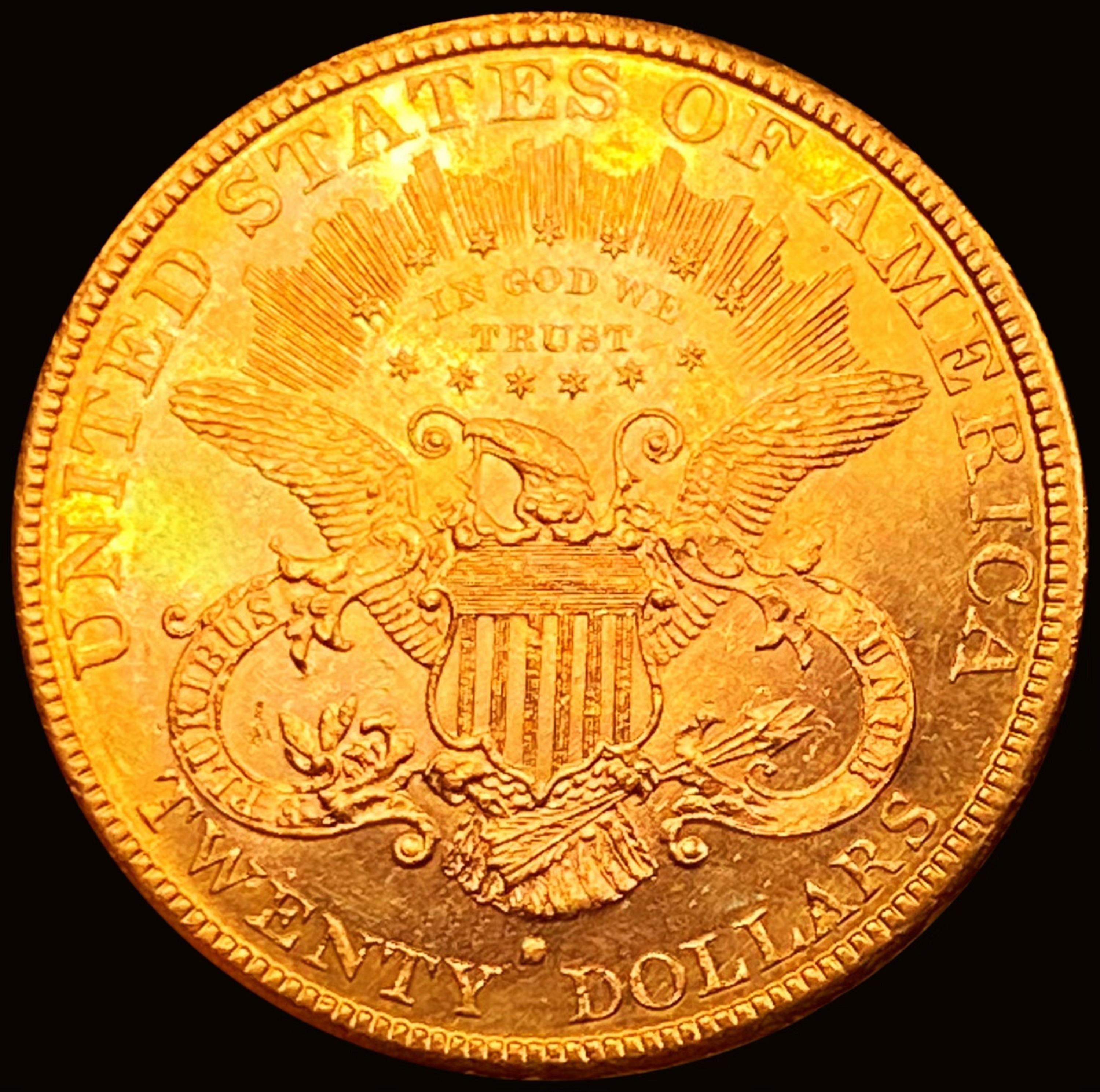 1883-S $20 Gold Double Eagle GEM BU PL