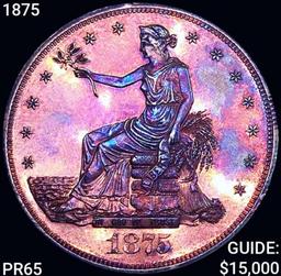 1875 Silver Trade Dollar GEM PROOF