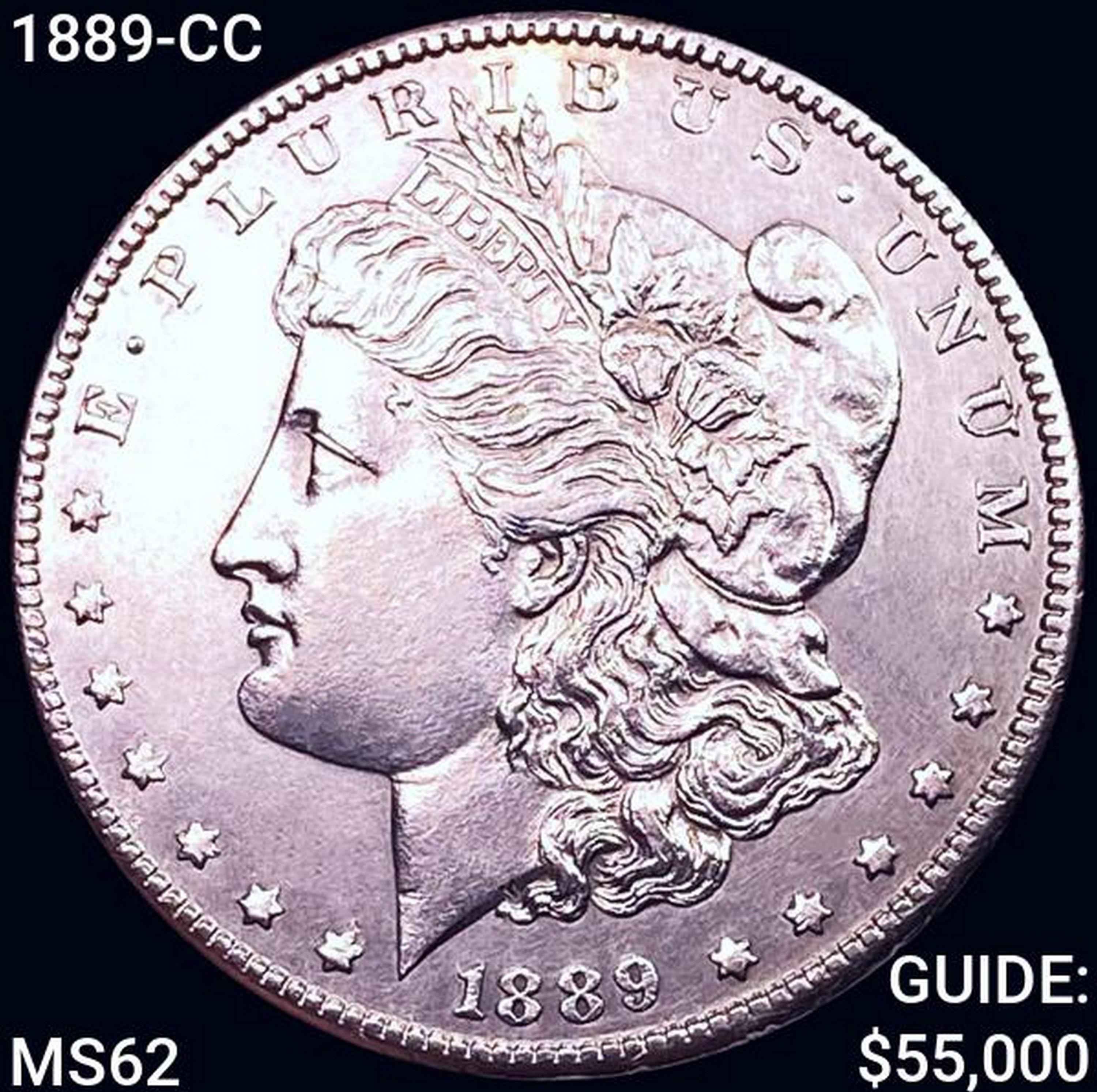 1889-CC Morgan Silver Dollar UNCIRCULATED