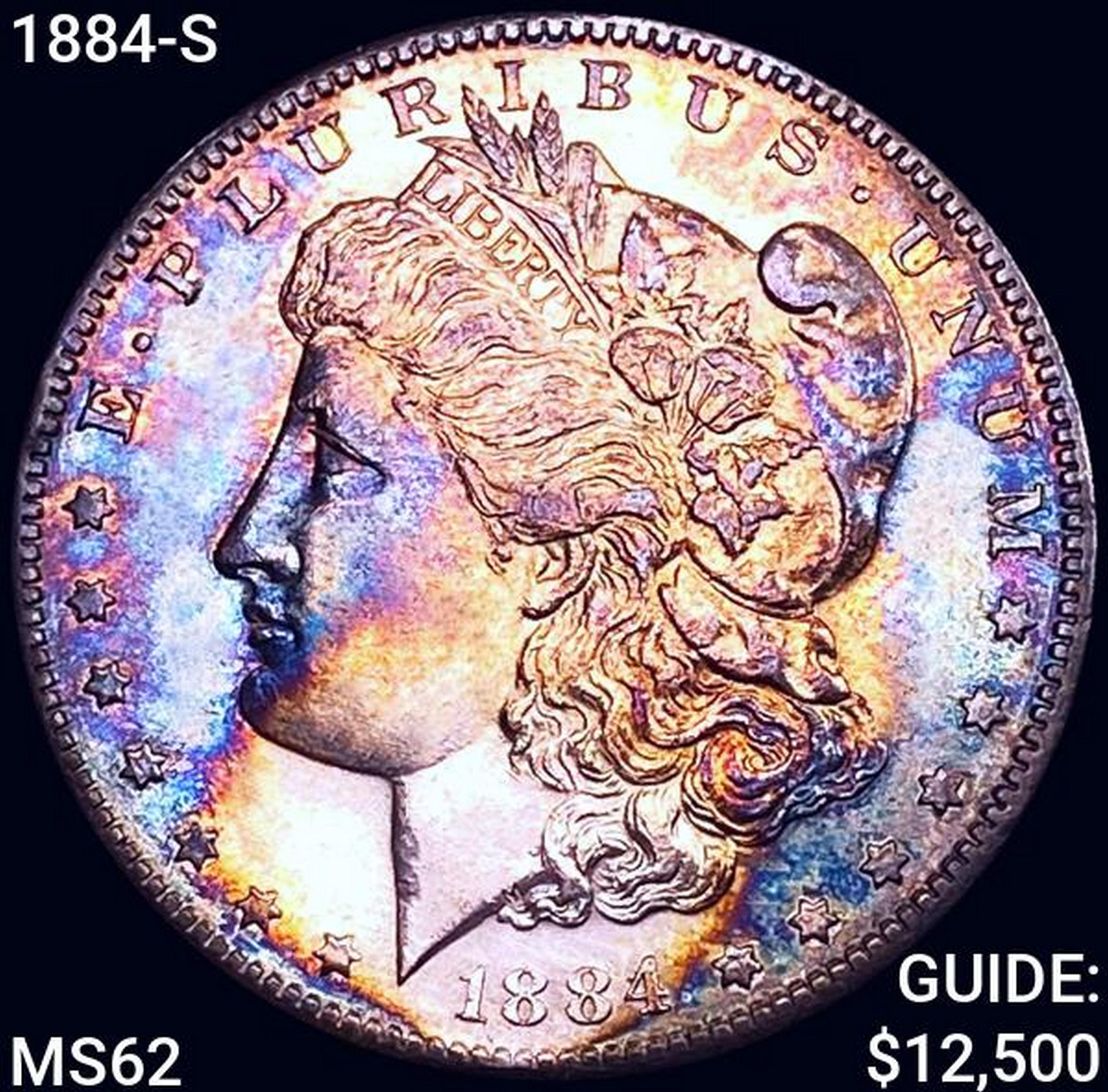 1884-S Morgan Silver Dollar UNCIRCULATED