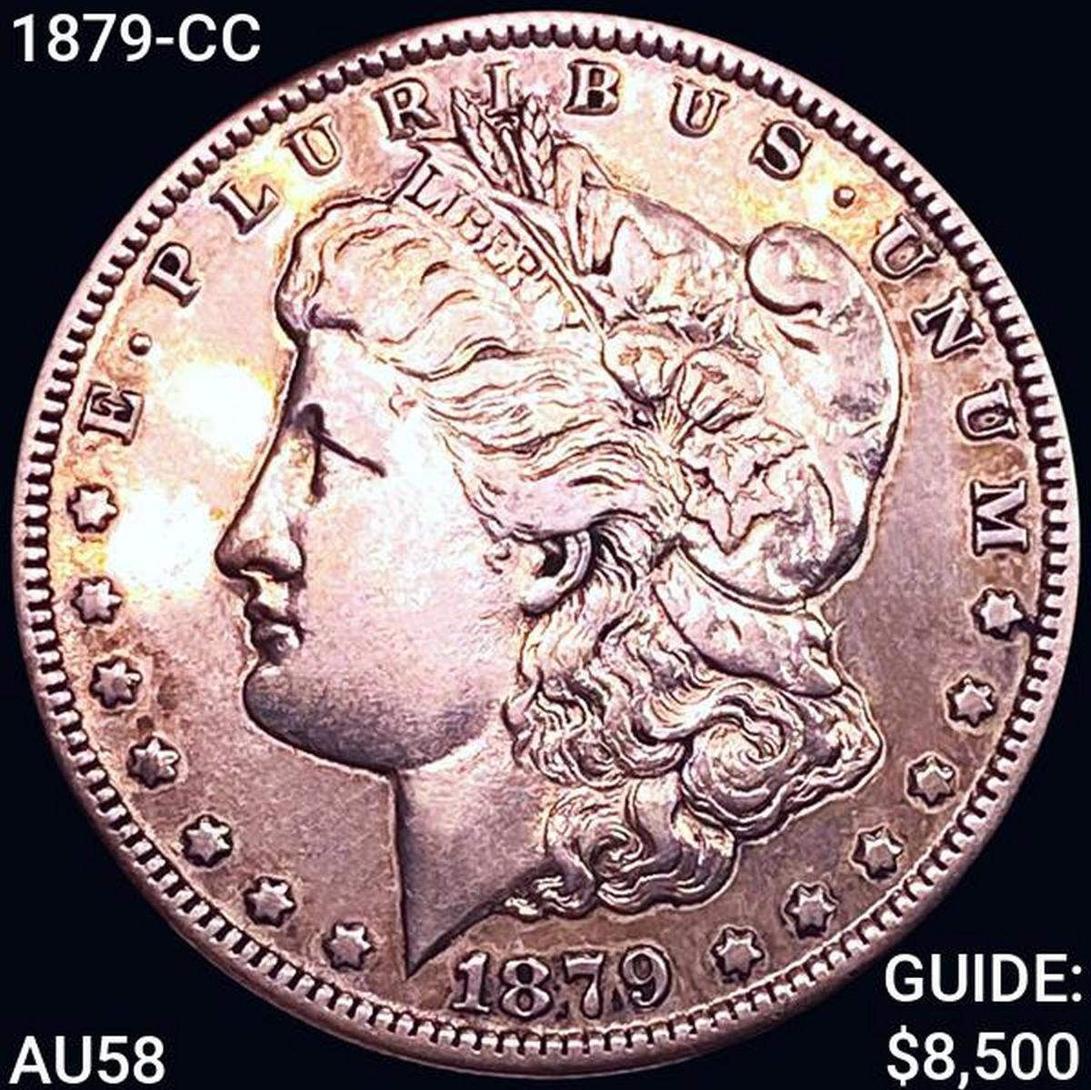 1879-CC Morgan Silver Dollar CHOICE AU