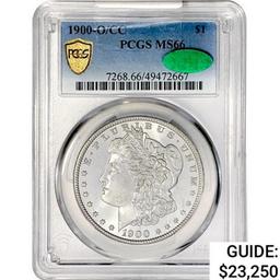 1900-O/CC CAC Morgan Silver Dollar PCGS MS66