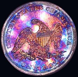 1865 Seated Liberty Dollar GEM PROOF