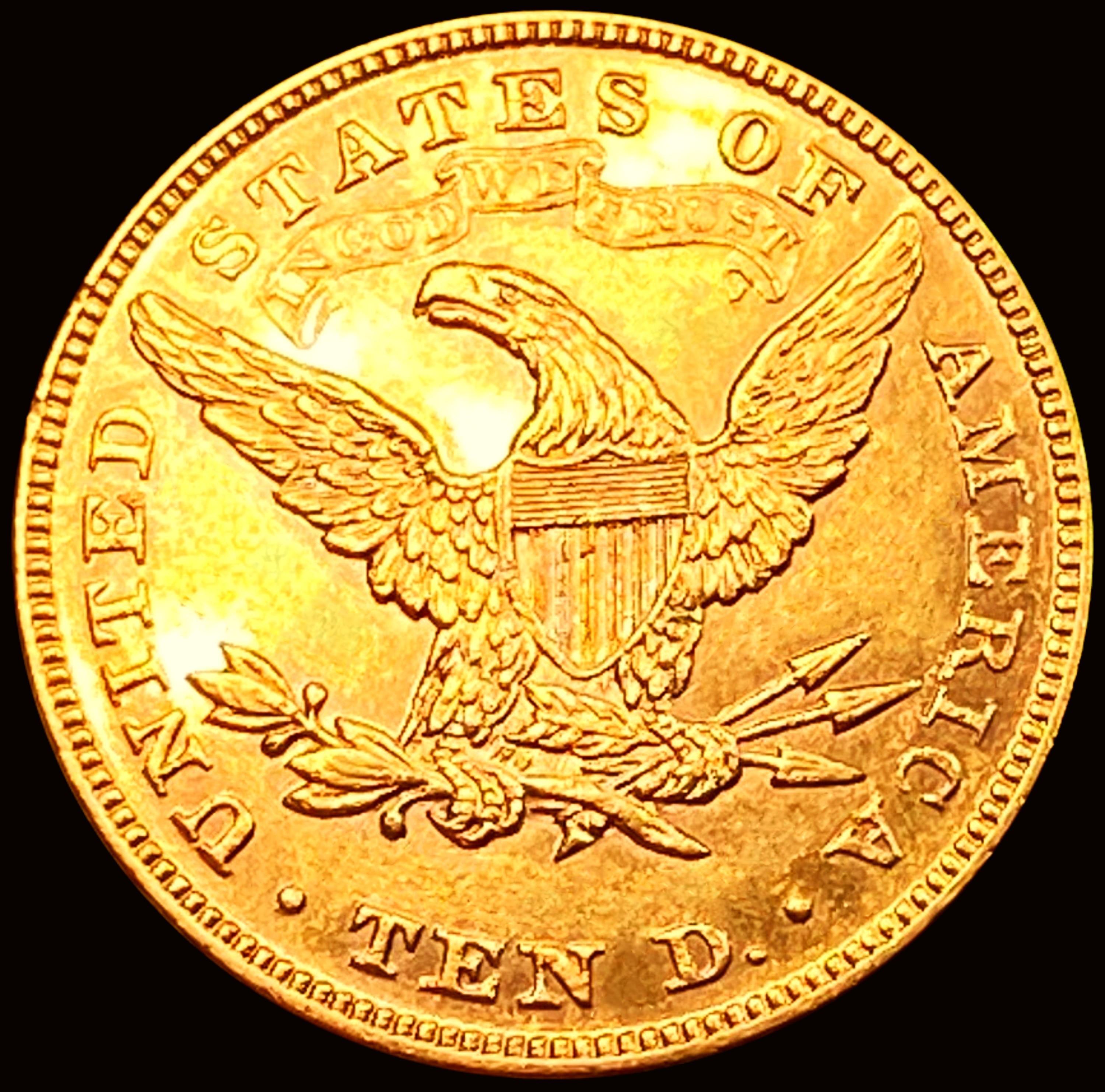 1871 $10 Gold Eagle CHOICE BU+