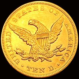 1849 $10 Gold Eagle CHOICE BU+