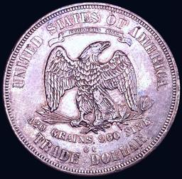 1875-CC Silver Trade Dollar UNCIRCULATED