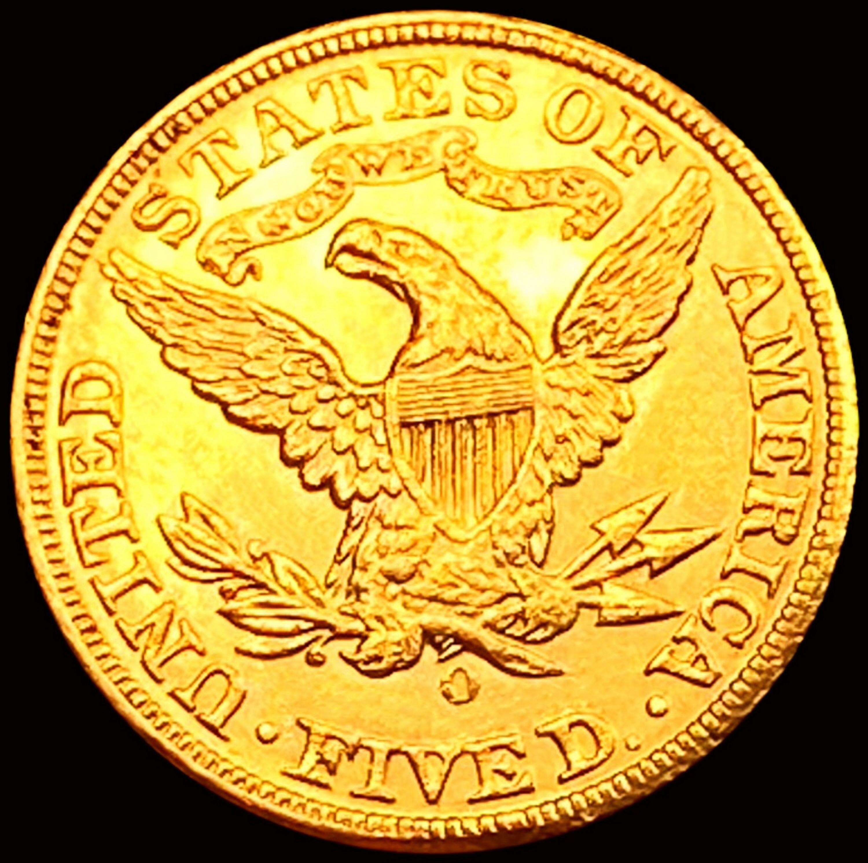 1894-O $5 Gold Half Eagle CHOICE BU