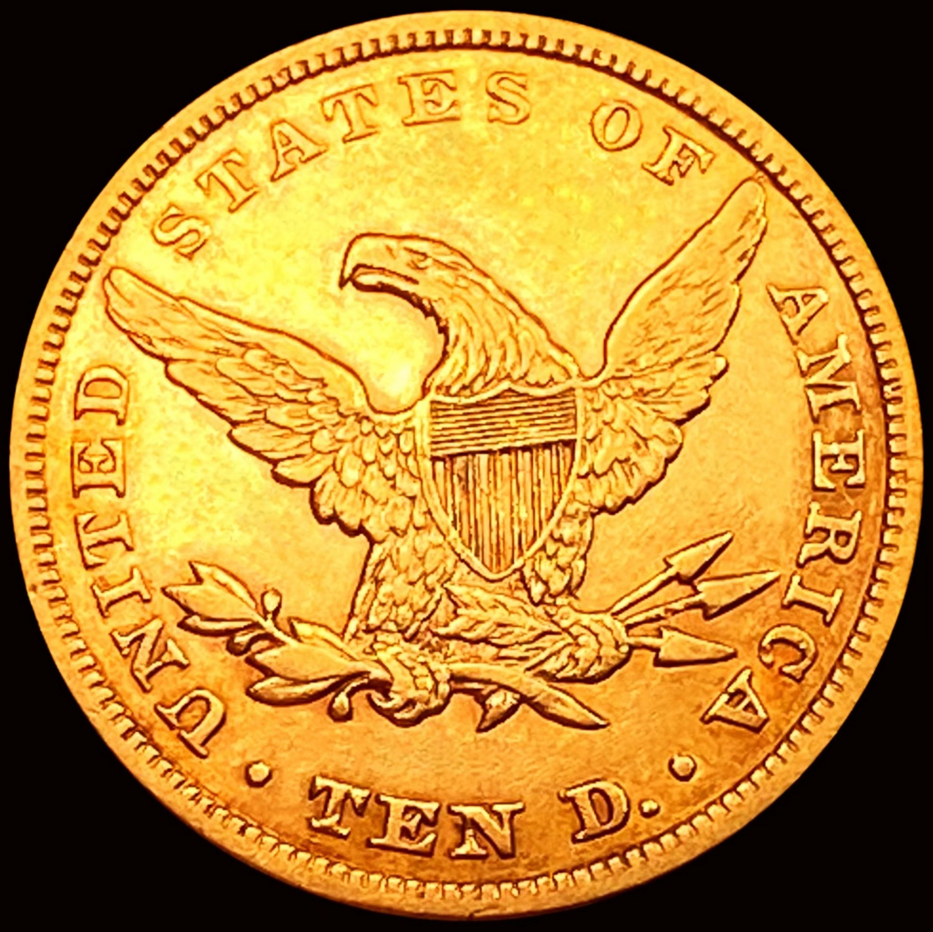 1855 $10 Gold Eagle UNCIRCULATED