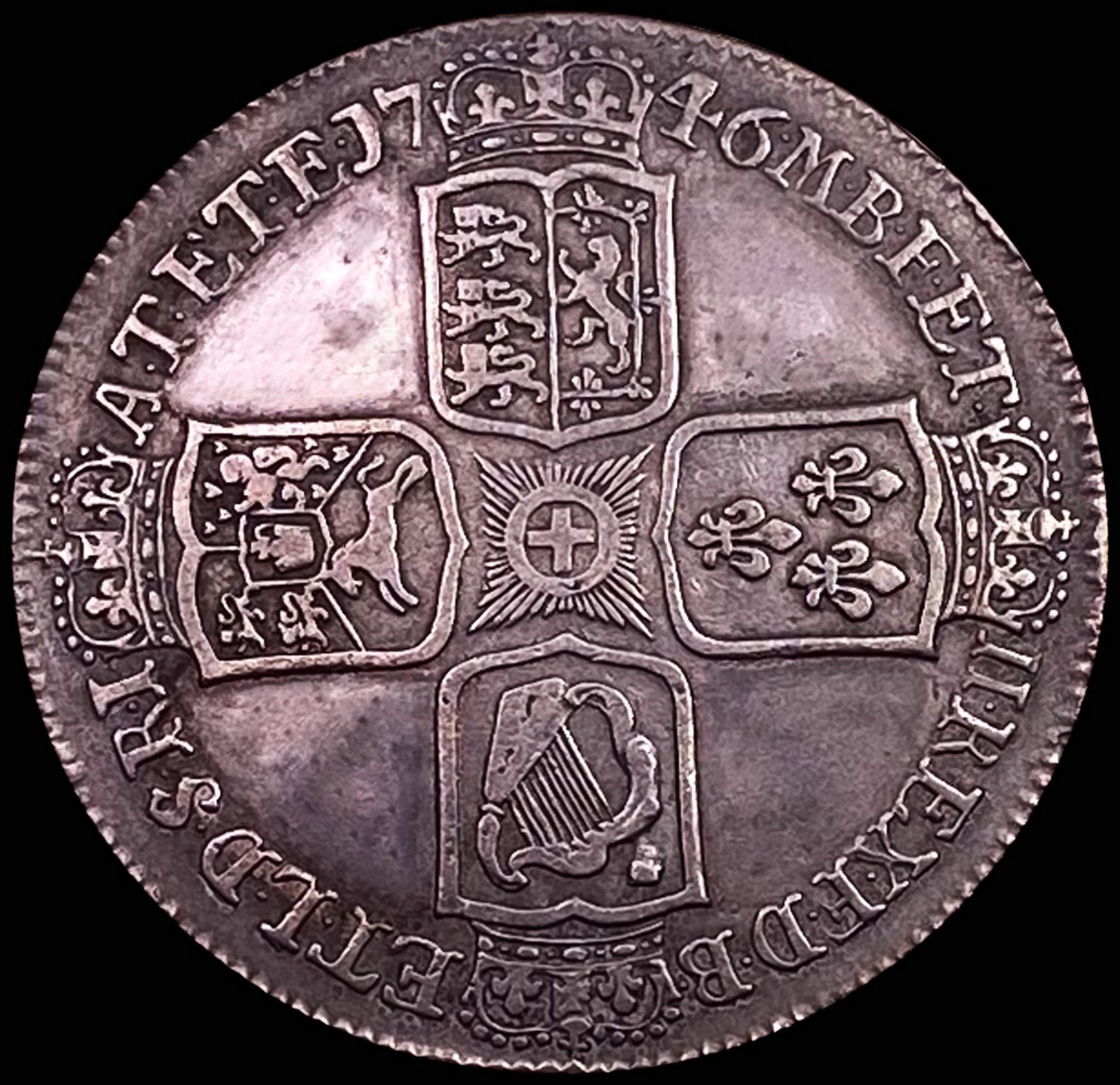 1746 Great Britain Shilling CLOSELY UNCIRCULATED