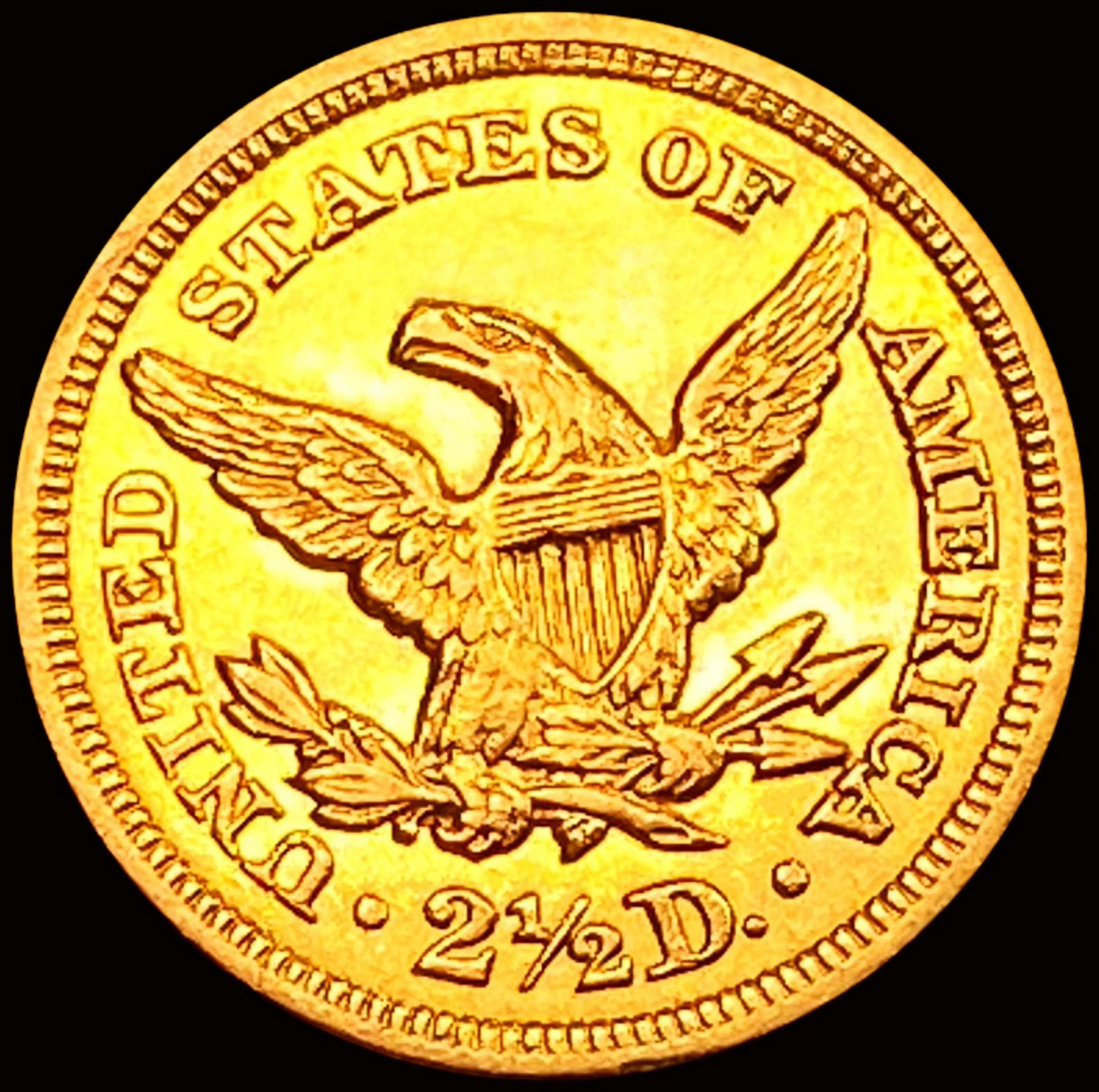 1849 $2.50 Gold Quarter Eagle UNCIRCULATED