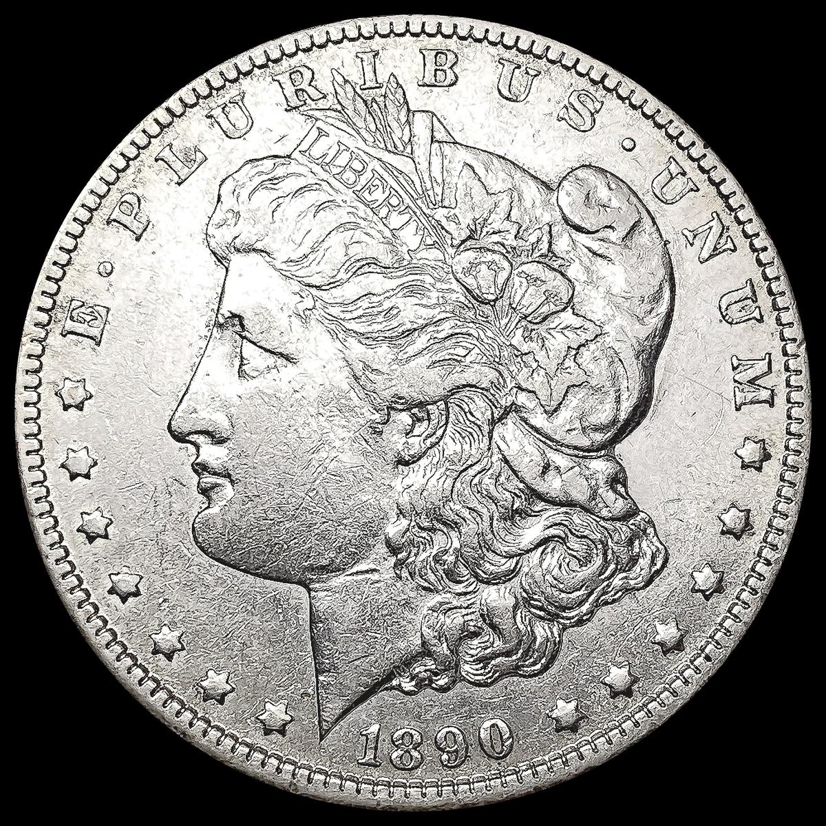 1890-CC Morgan Silver Dollar CLOSELY UNCIRCULATED