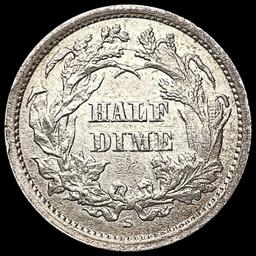 1865-S Seated Liberty Half Dime HIGH GRADE