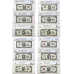 1874-2003 M Varied US Currency Graded and Raw [51 Bills] PMG,PCGS VG-MS 8-67