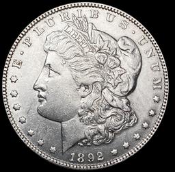 1892 Morgan Silver Dollar CLOSELY UNCIRCULATED