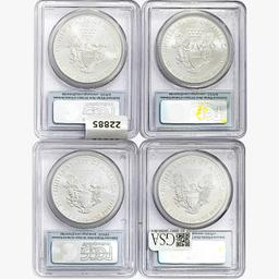 2014 (S) [4] Silver Eagle PCGS MS69 First Strike