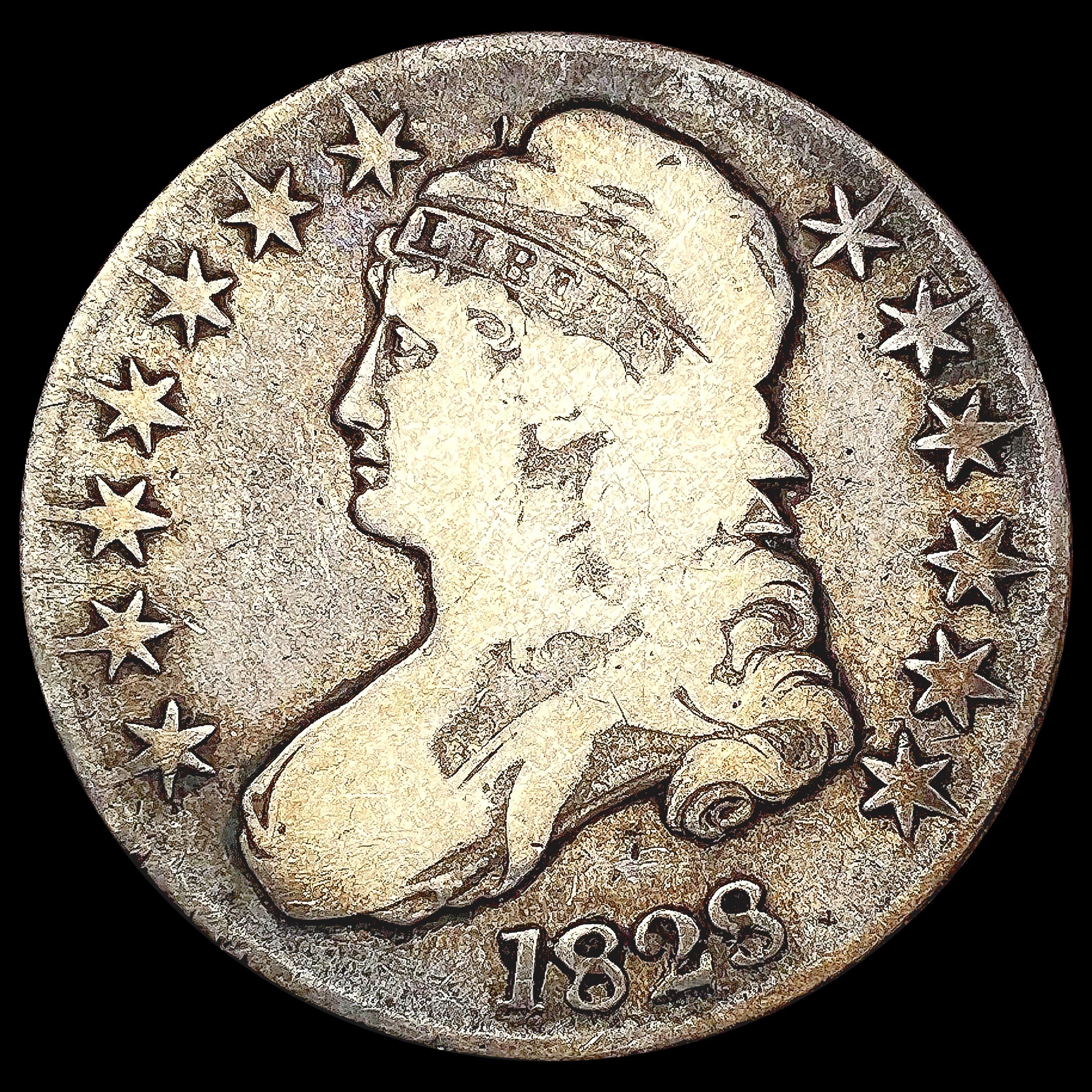 1828 Capped Bust Half Dollar NICELY CIRCULATED