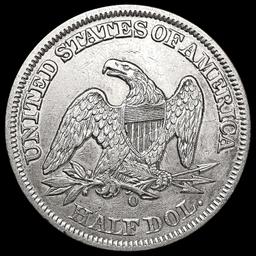 1858-O Seated Liberty Half Dollar CLOSELY UNCIRCUL