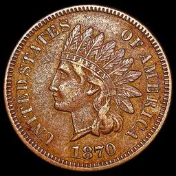 1870 Indian Head Cent CLOSELY UNCIRCULATED