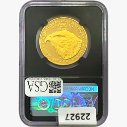 2021-W $50 1oz. Gold Eagle NGC PF70 UC T-2 FDI