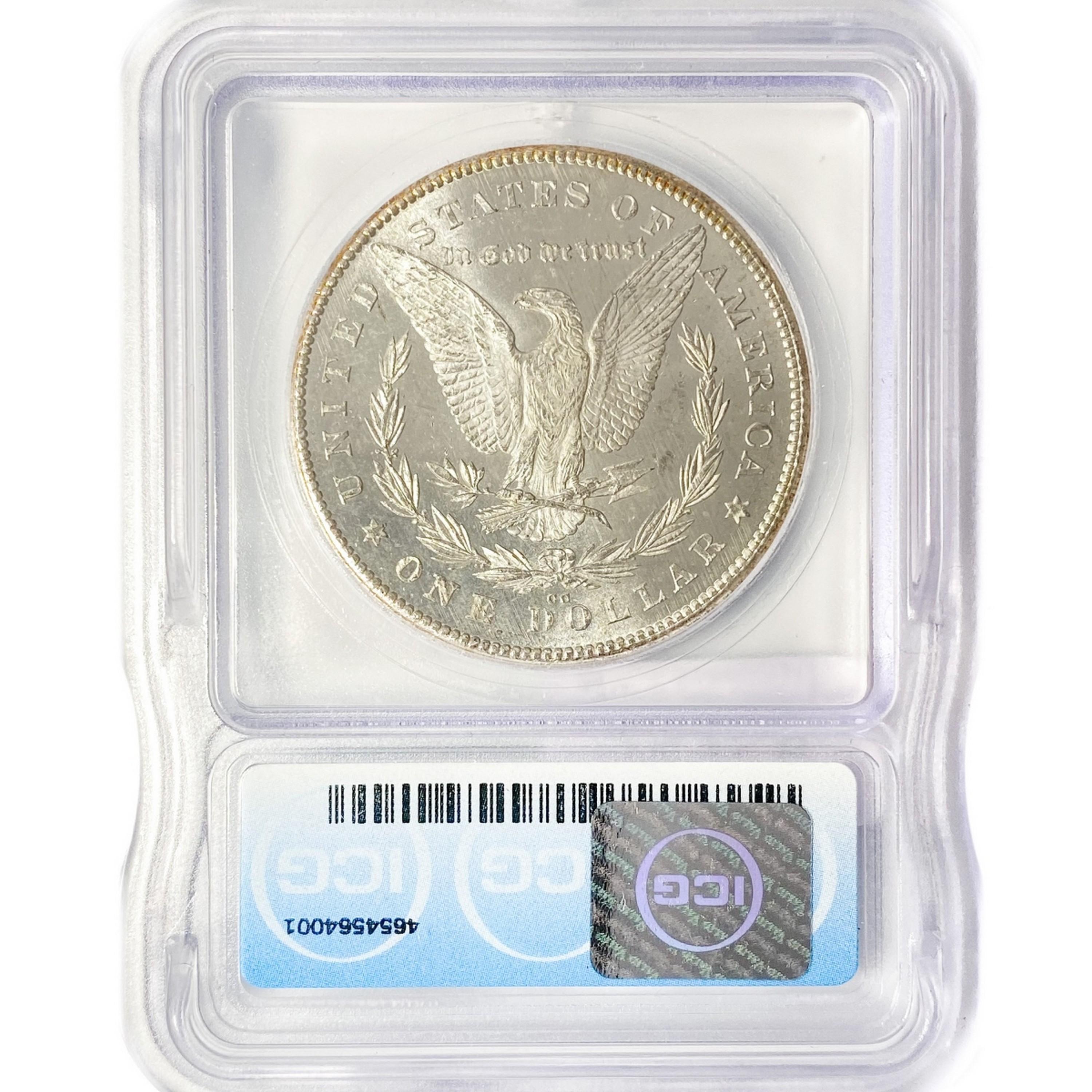 1878-CC Morgan Silver Dollar ICG MS62