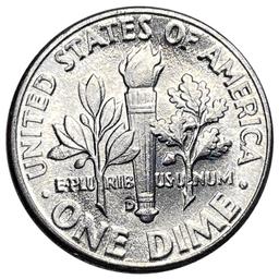 1948-D Unc. Roll of Rooesvelt Dimes [50 Coins]