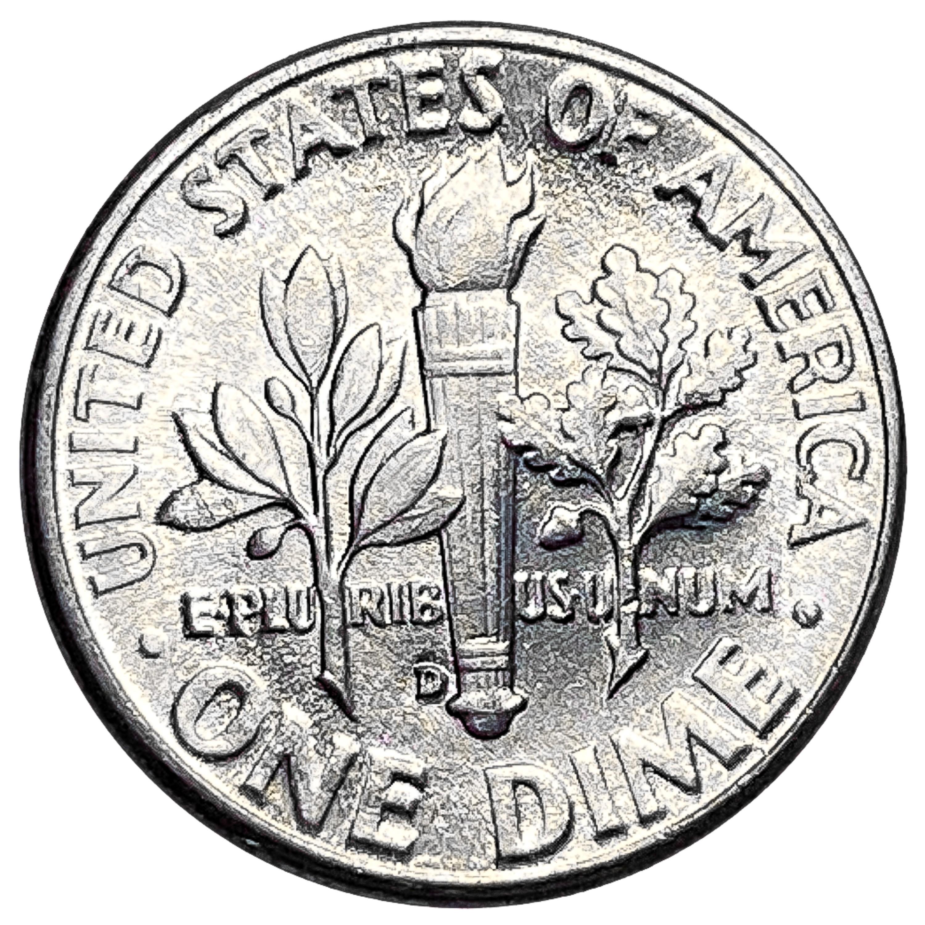 1948-D Unc. Roll of Rooesvelt Dimes [50 Coins]
