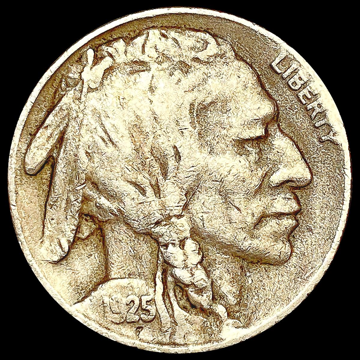 1925-S Buffalo Nickel LIGHTLY CIRCULATED