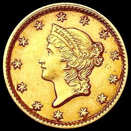 1854 Rare Gold Dollar CLOSELY UNCIRCULATED